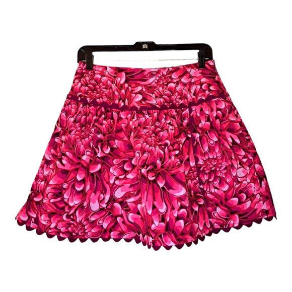 Kika Vargas x Target Mum Floral Scallop Edge Faux Wrap Skirt Size Size 4 NWT - Picture 1 of 15